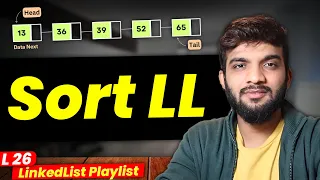 L26 Sort a Linked List Merge Sort and Brute Force