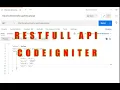 restfull api codeigniter get post put delete