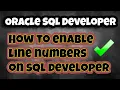 Boost Your SQL Efficiency Mastering Line Numbers in Oracle SQL Developer Oracle Tutorial