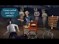 Download Lagu Misteri Pocong Pinggir Kali - Suka nenggelamin pedagang kecil #HORORMISTERI | Animasi Kartun Hantu