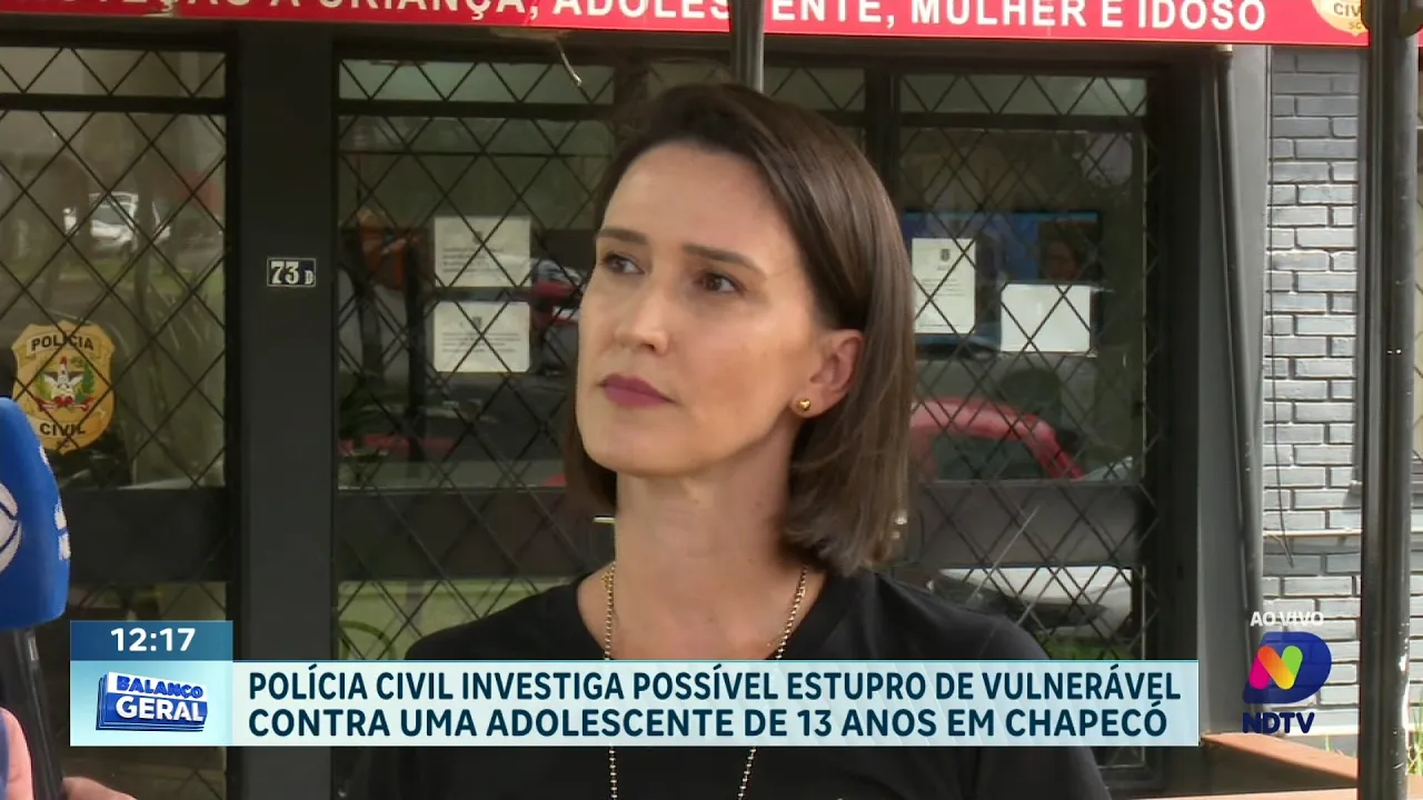 Polícia investiga caso de adolescente que deu à luz e suspeita de estupro em Chapecó