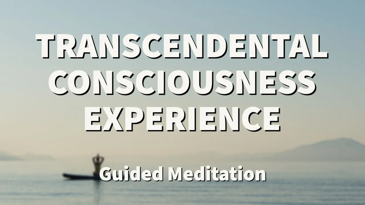 TRANSCENDENT Meditation | Overcome sadness, overcome a busy mind | Beyond distractions - guided