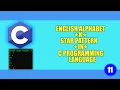 ENGLISH ALPHABET K STAR PATTERN in C Programming Language