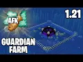 EASY Guardian Farm 1 21 Minecraft Java Tutorial