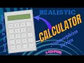 Create a Realistic Calculator using HTML CSS JavaScript with source code