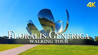 Walking Through Floralis Genérica | Iconic Landmark of Buenos Aires | 4K Walking Tour