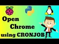 Open Chromium Browser using CRON Job on PI