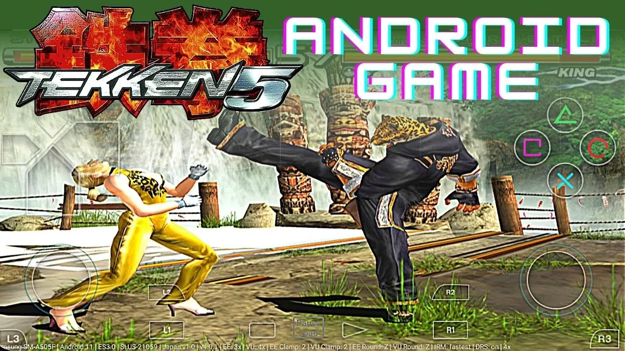 Play Tekken 5 PS2 Emulator - Damon PS2 PRO - Tekken 5 Android Gameplay 2021