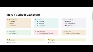 School Dashboard - Demonstration