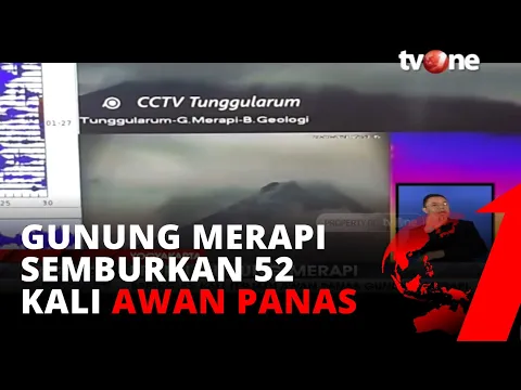 BPPTKG Catat Rentetan Erupsi Awan Panas Gunung Merapi | tvOne