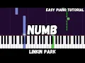 Download Lagu Numb - Linkin Park (Easy Piano Tutorial)