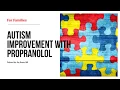 Propranolol could provide cognitive and social benefits in autism - University of Missouri-Columbia