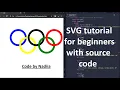 SVG tutorial for beginners with source code html css and svg project