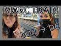 How to Take MARC Train from Baltimore MD to Washington DC DMV Vlog