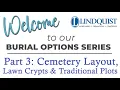 Burial Options Series - Part 3 Lawn Crypts Traditional Plots Cemetery Layout Tour