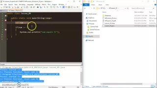 If Statements in Java The Equality Test