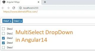 Multi Select drop-down in Angular14