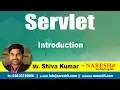 Servlet Tutorials Introduction to Servlet Advanced Java Tutorial Mr Shiva Kumar