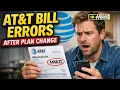 AT T Bill Errors After Plan Change - What to Check First