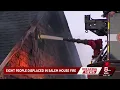 Salem house fire displaces eight people