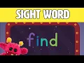 FIND - Let s Learn the Sight Word FIND with Hubble the Alien Nimalz Kidz Songs and Fun