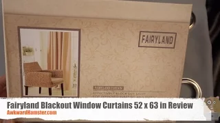 Fairyland Blackout Window Curtains 52 x 63 in Review