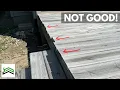 Deck Rebuild Project - Pressure Treated Wood After 2 Years