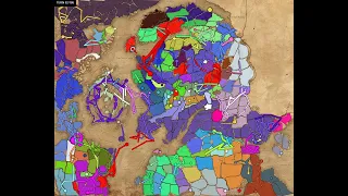 p5 js Total War Warhammer Campaign Data Visualization