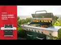 Deluxe 6-Burner Natural Gas Grill in Black 730-0896GH