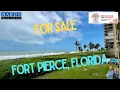 Beach Front Ocean Condo 2 bed 2 bath Fort Pierce Florida Treasure Coast Real Estate