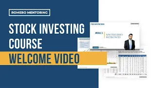 Stock Investing Course Welcome