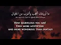 Nabil Shuail - Ma Arwa'ak (Kuwaiti Arabic) Lyrics + Translation - نبيل شعيل - ما أروعك