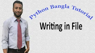 Python Bangla Tutorials 46 writing in a file