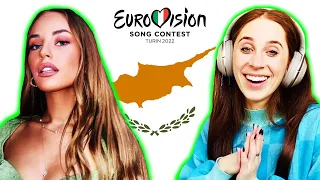 CYPRIOT GIRL REACTS TO CYPRUS SONG FOR EUROVISION 2022 ANDROMACHI ELA 