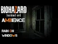 Download Lagu Resident Evil 7 | Rain on Windows | Thunderstorm | Baker Mansion | Biohazard | 8 Hours