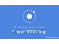 Outdated Ionic Framework Tutorial - Simple TODO App