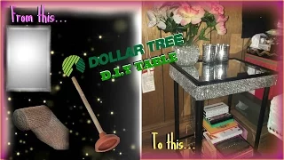 DIY DOLLAR TREE TABLE USING TOILET PLUNGERS