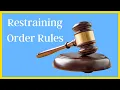 What Are the Rules for a Restraining Order in Massachusetts
