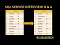 SQL Server sql Server Interview questions alternate order of male and female Part 33