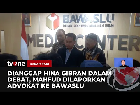 Dinilai Menghina Gibran, Advokat Laporkan Mahfud MD ke Bawaslu