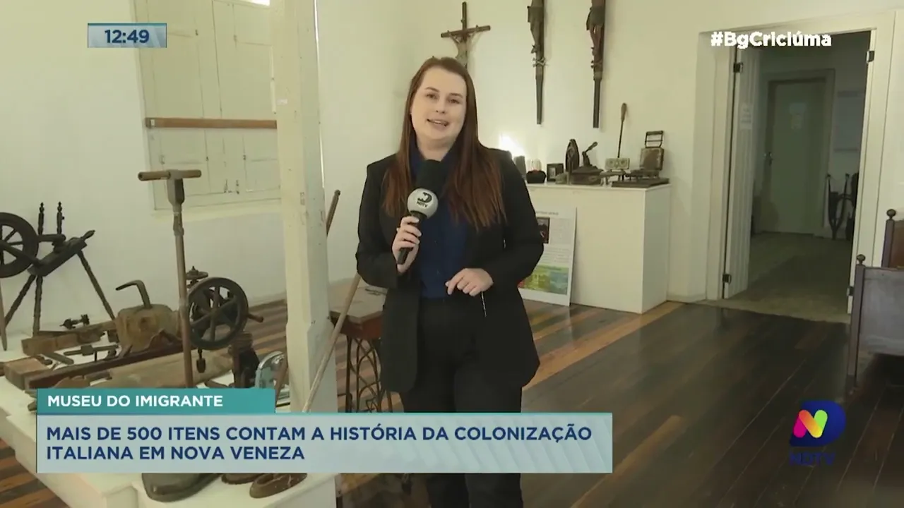 Museu de Nova Veneza conta com mais de 500 itens sobre a história da colonização italiana