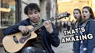 GUITAR-VIRTUOSO pretended to be HOMELESS GUITARIST and AMAZED PEOPLE #2