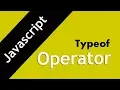 15 Javascript Typeof operator in hindi
