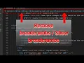 How To Hide or Show Breadcrumb in VS code editor