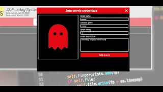 Movie Management System In JavaScript With Source Code Source Code Projects