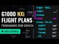MSFS G1000 NXi - Programming Flight Plans from Scratch