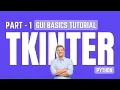 Creating our first GUI Python Tkinter GUI Tutorial In Hindi Learn Tkinter With Projects