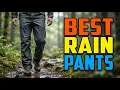 TOP 5 Best Waterproof Rain Pants For Men 2026