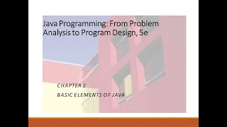 Intro to Java Instructional Module 2 - Lesson 1 Data Types and Expressions