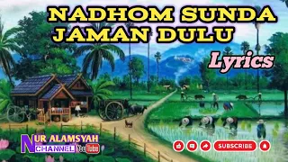 nadhom sunda jaman dulu full lirik pupujiansunda pepeling sholawat penyejukhati quotes